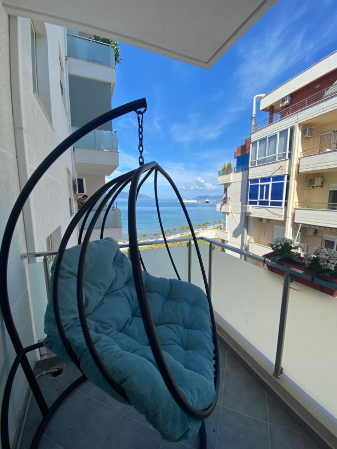 Апартаменти Luxury Seaview Vlora Flat Free Parking Екстер'єр фото